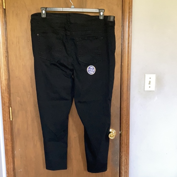 Wallflower luscious curvy skinny fit black jean instastretch 24 junior plus - Picture 3 of 16
